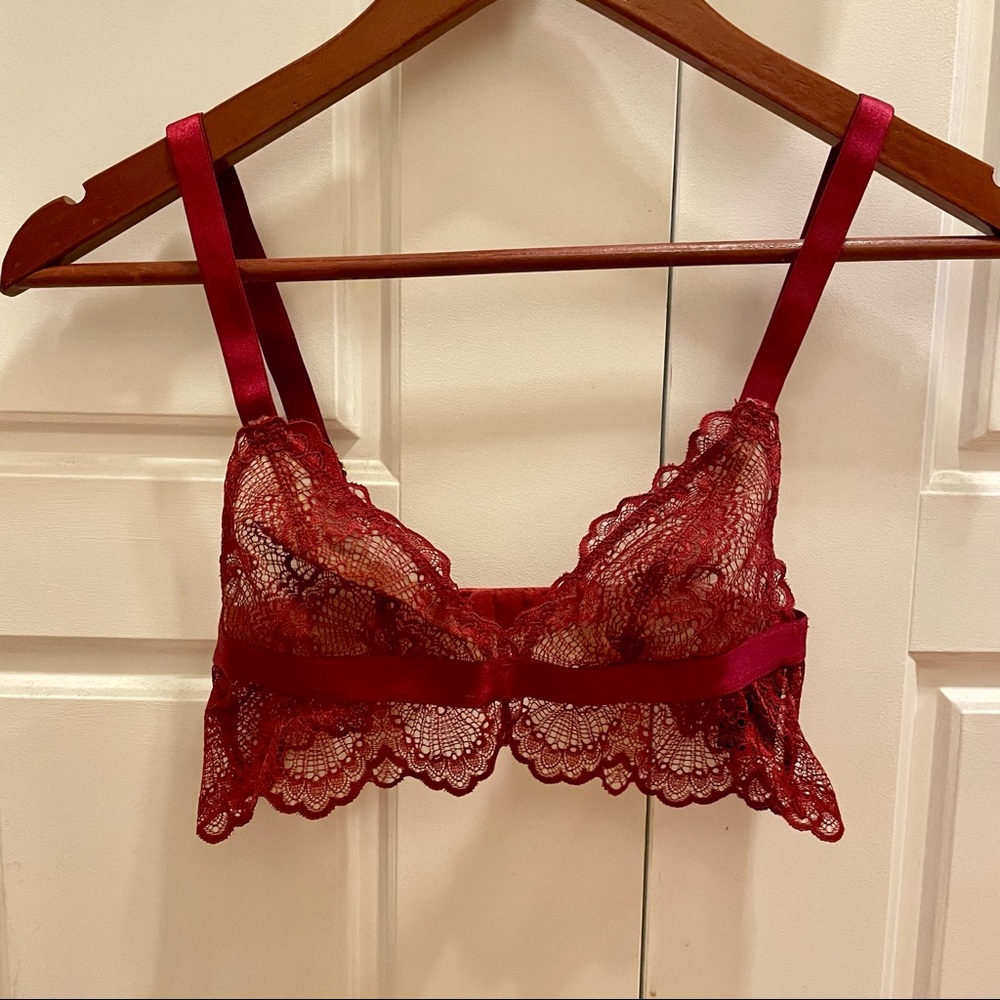 Red Lace Bralette
